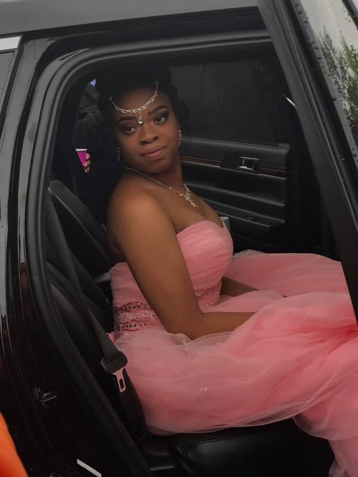 Granddaughter Deja off to the Prom