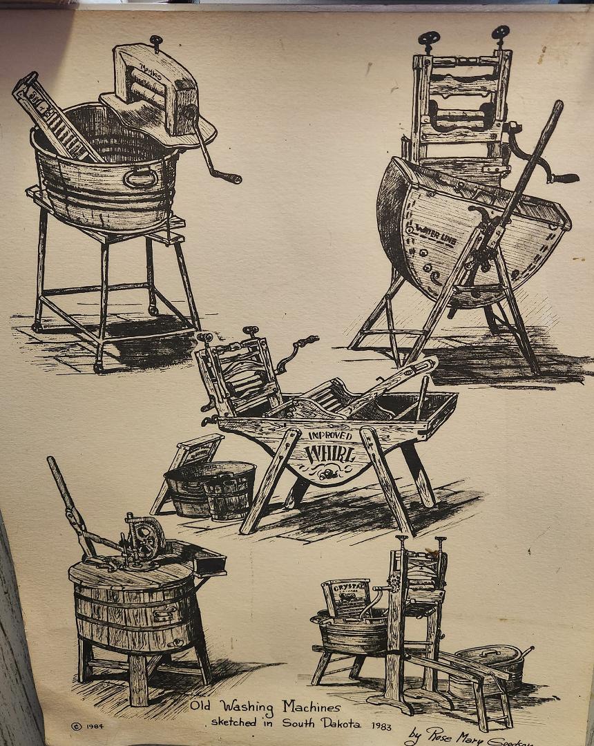 Washing machines.