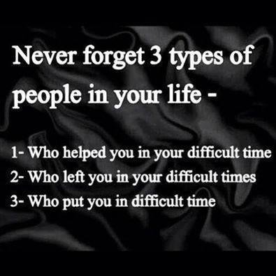1. True friend
2. Not a stand-up guy
3. The dang go'ment, EVERY time.