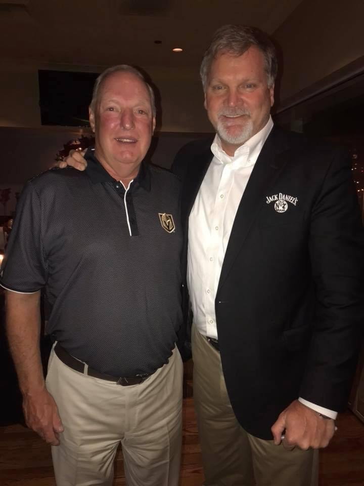 With Jeff Arnett, master distiller for Jack Daniels