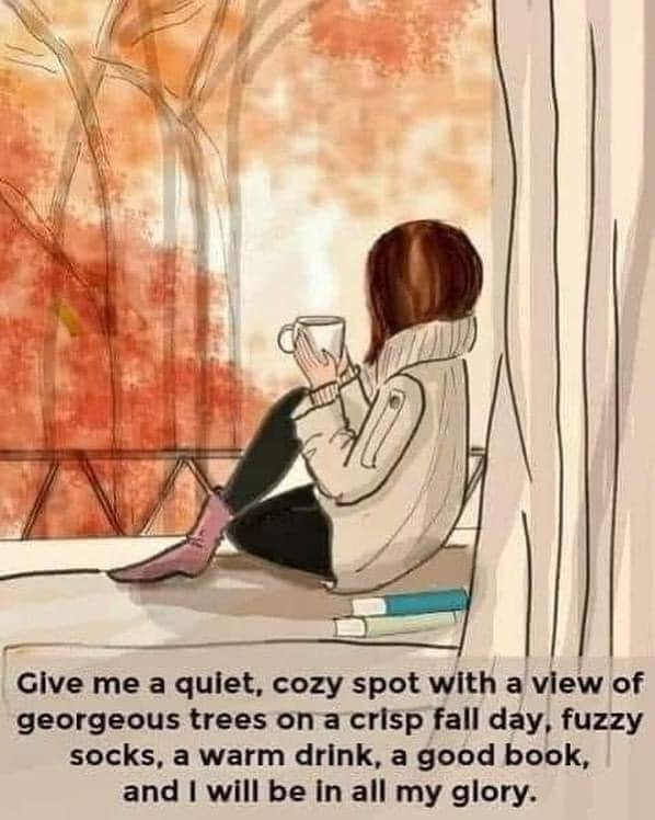 Yes!! 💕🍁🍂☕️📚💕
