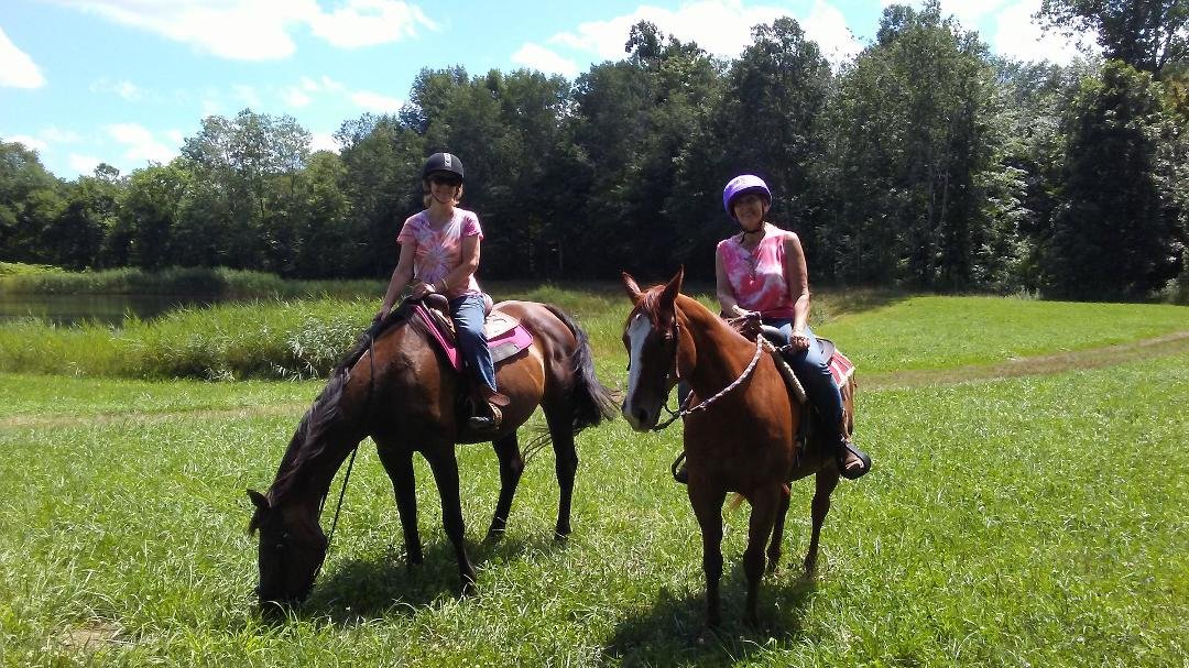 Had a great time trail riding with Patti B today at Stirrup Fun Stable
