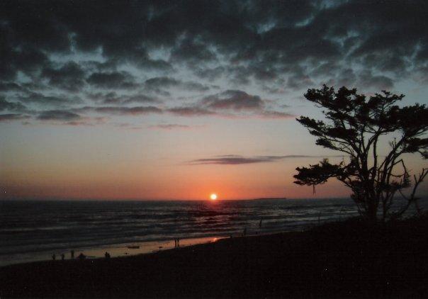 Sunset at Kalaloch beach