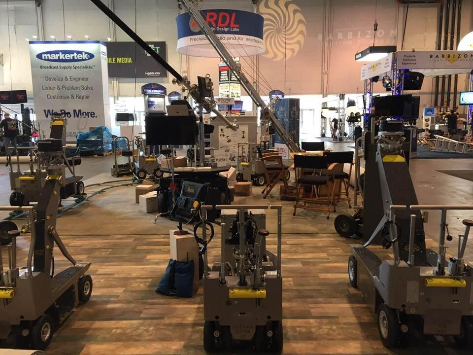 The booth is coming together
