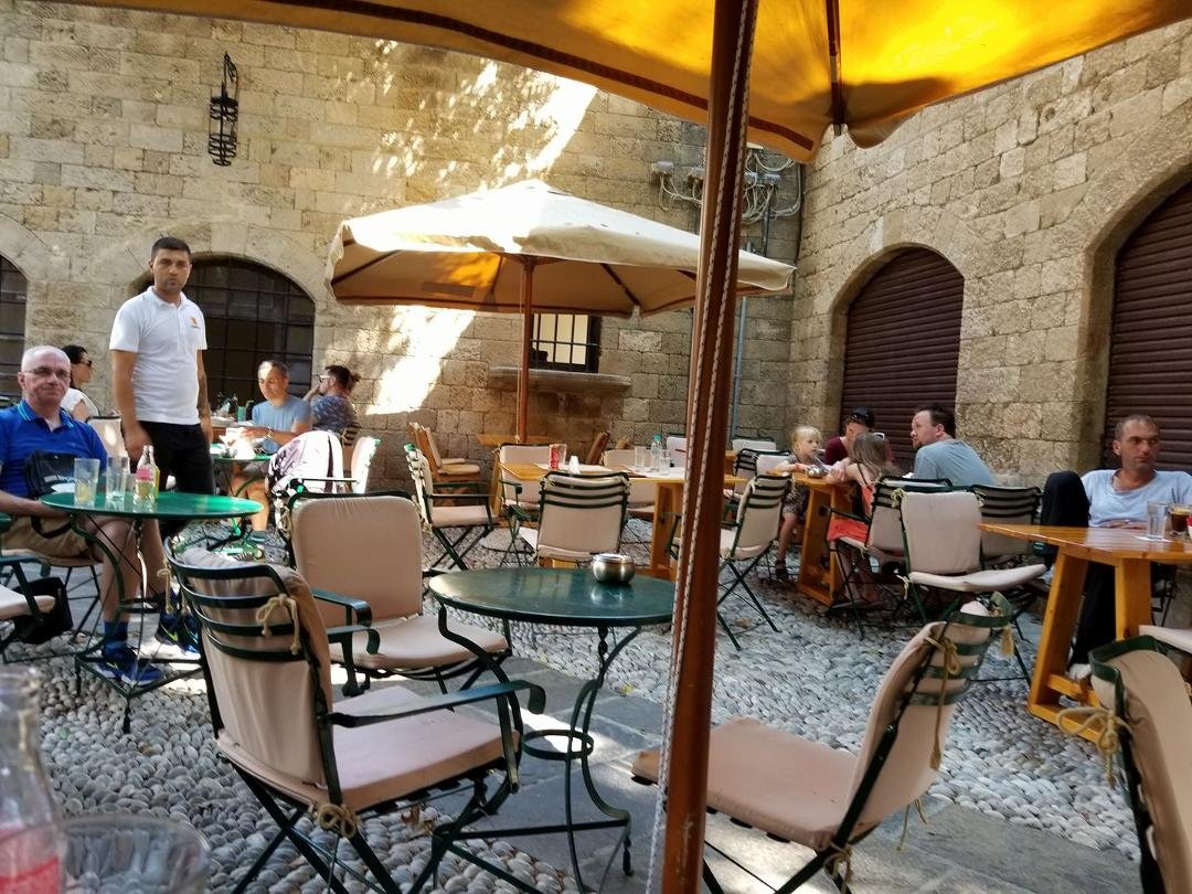 3pm (15:00) lunch 81 degrees Celsius in Rhodes