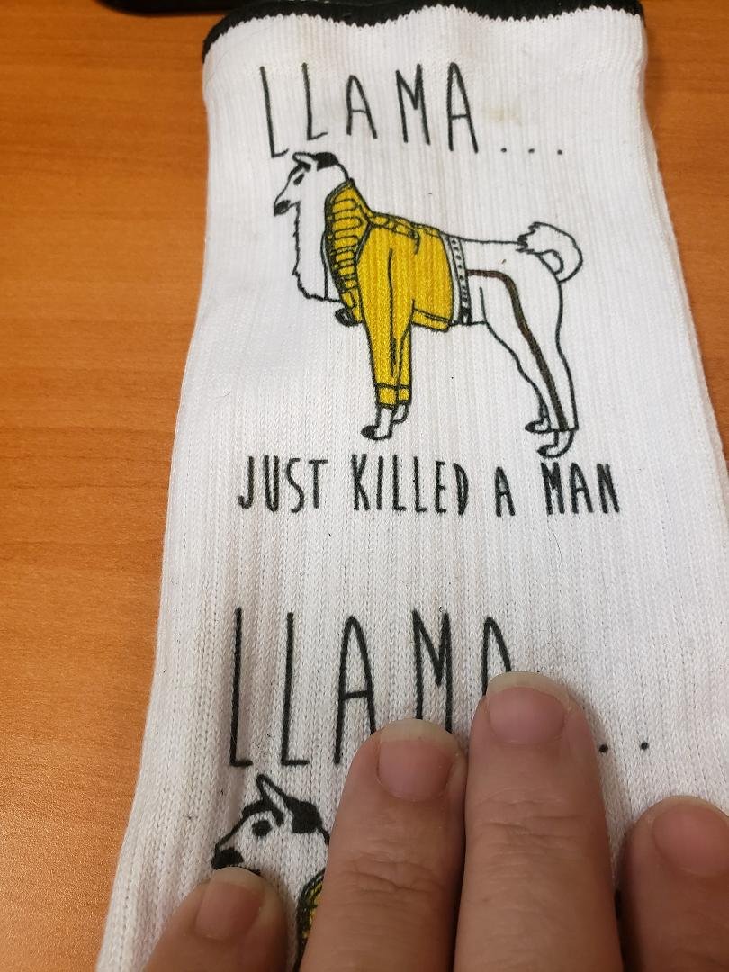 A belated Christmas present from someone who knows my love of socks!