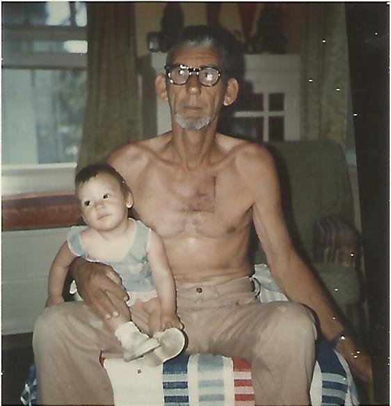 My Dad Warren Russell and my Daughte Connie, now she is 45.