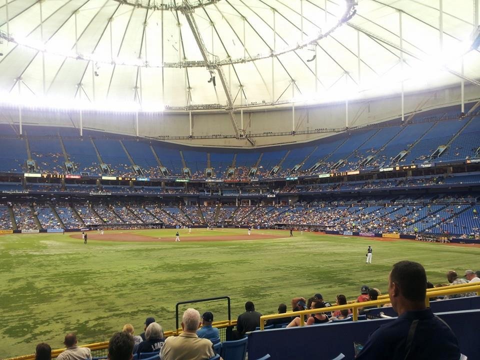 Extra innings again with the Rays.  Fifth time in last six games here including an 18 inning affair last September.  This is great!