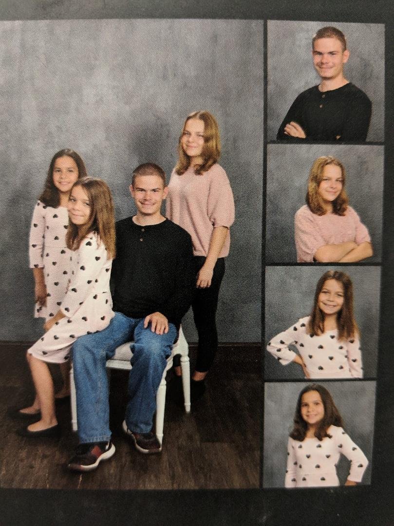 Jacob, Madisen, Amelia and Hannah.