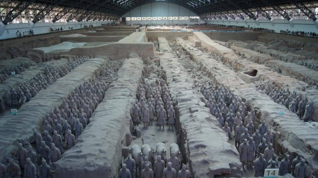 Visiting the Terra-cotta Warriors and Horses Of Emperor QinShihuang.