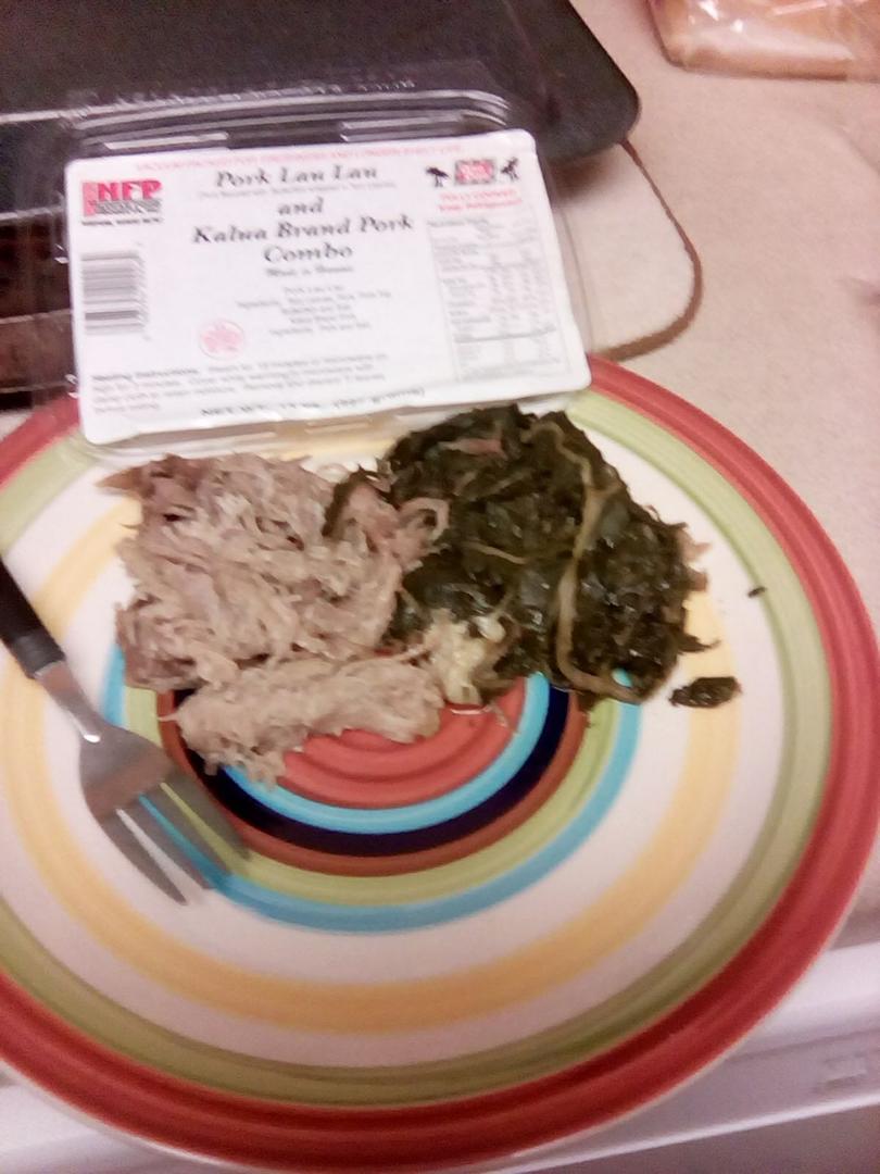 I got my box today my laulau and Kalua pig is soon good