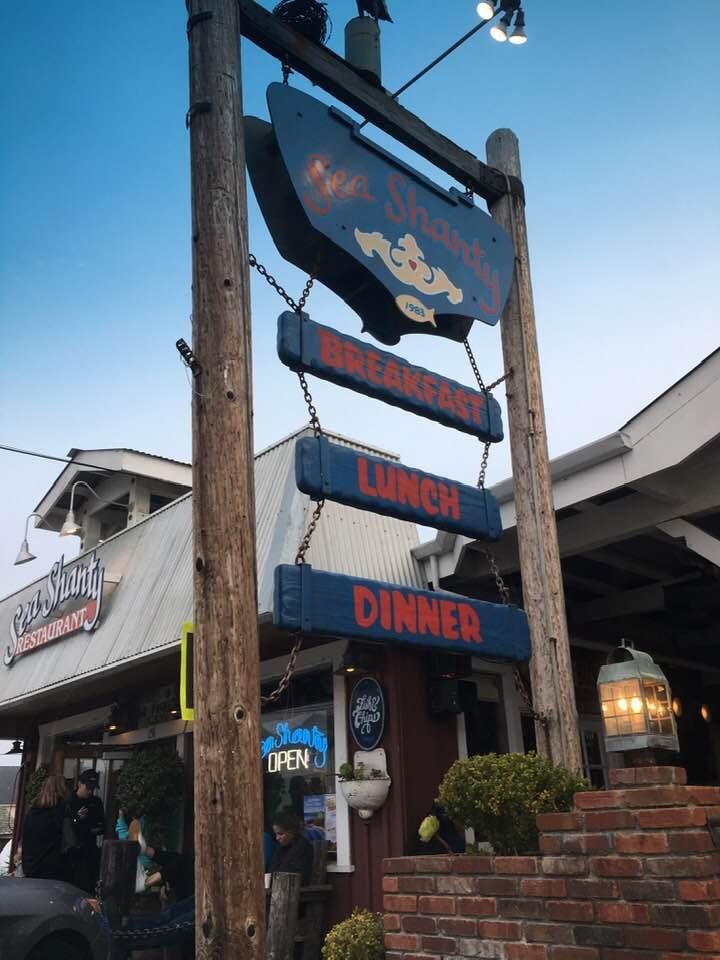 Dinner in Coyucos, Ca. Great food and folks.