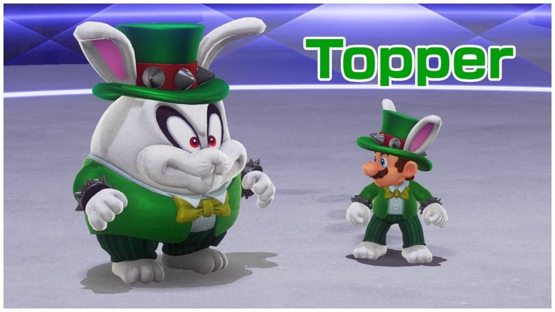 The Broodals are a bit unsure about Mario wearing their outfits. ;)