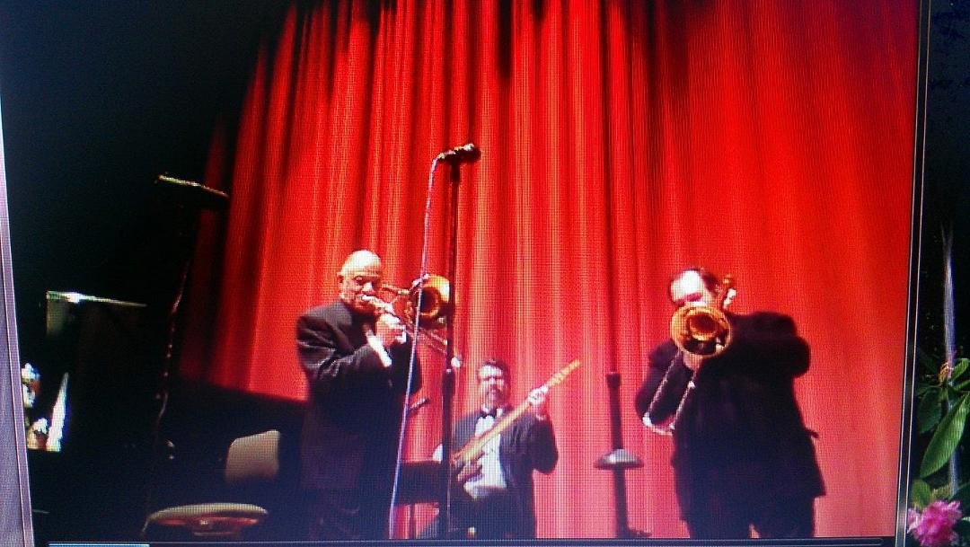 Harold Betters and I performing together. We will be together this Saturday at the Harmony Jazz Festival! Come out and join in the Fun!
