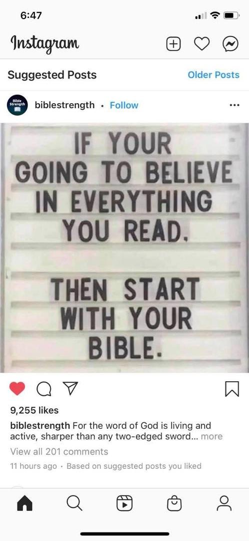 Probably good advice for those of us with social media accounts!