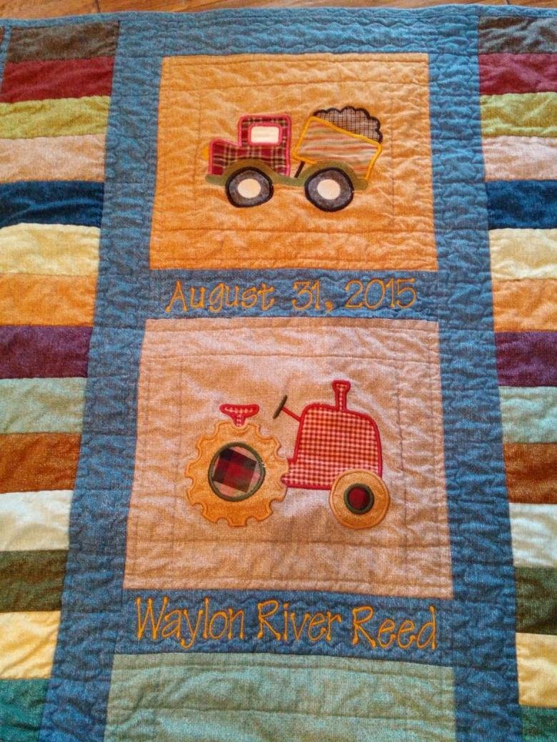Quilt for Waylon River Reed