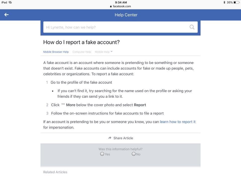Friends - FB messenger messages aren’t from me. Someone may have another profile in my name. Just ignore. I won’t use messenger for a LONG time so nothing you get will be from me! If you get something else from “fake” me,