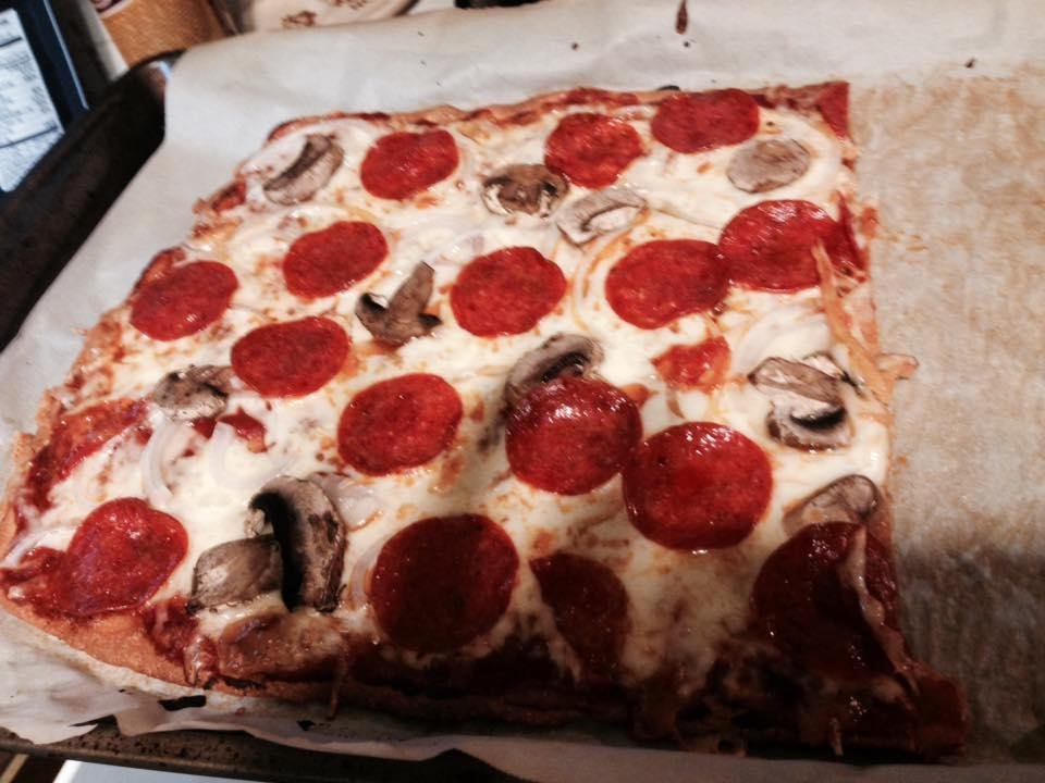 Finally made a low carb pizza using the fathead dough recipe! Best low carb crust, ever! Delicious!