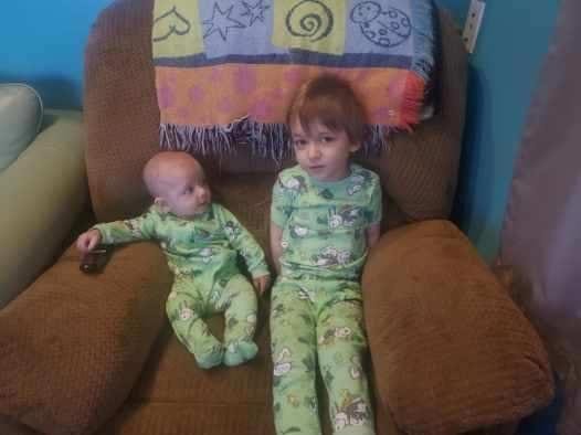 My grandsons all decked out for St. PATRICKS DAY
