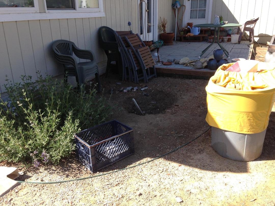 Pre pond area.