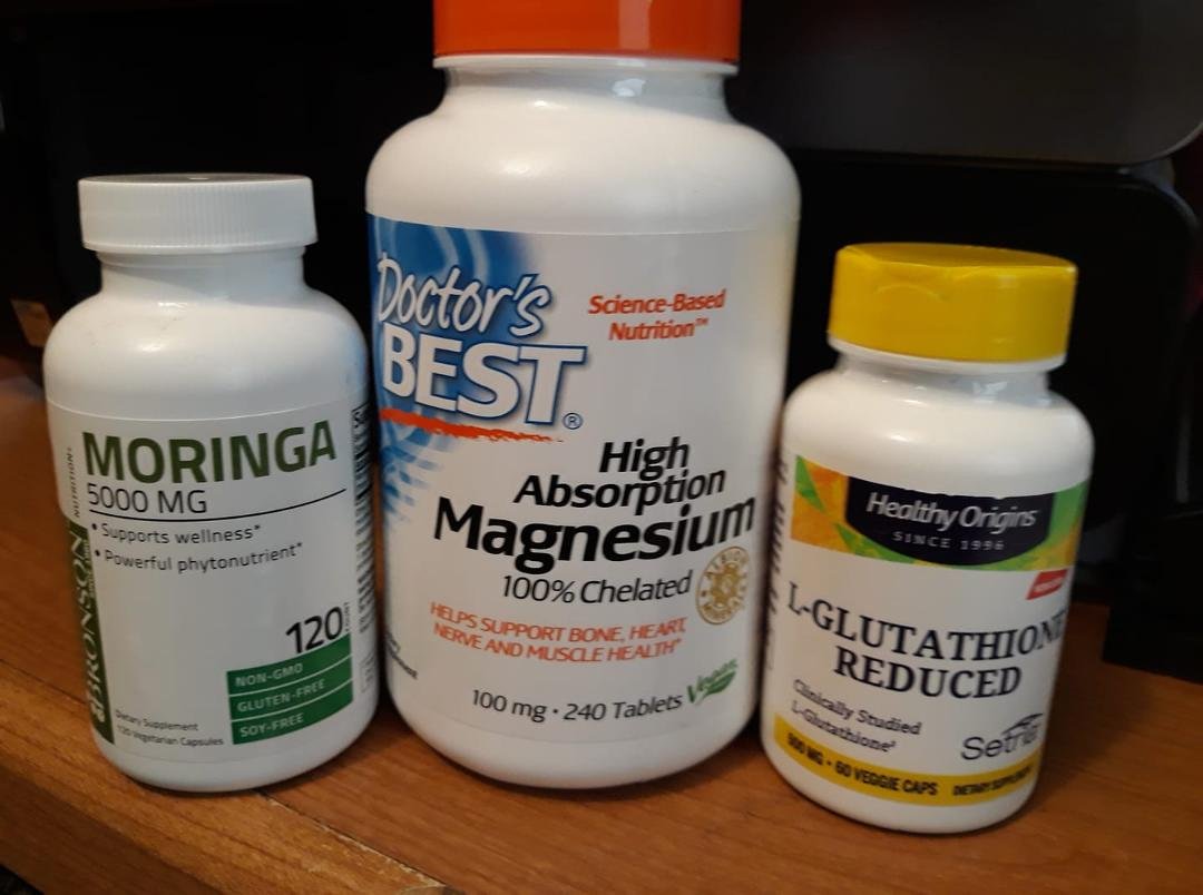 My three daily friends keep me going, plus prayer of course.