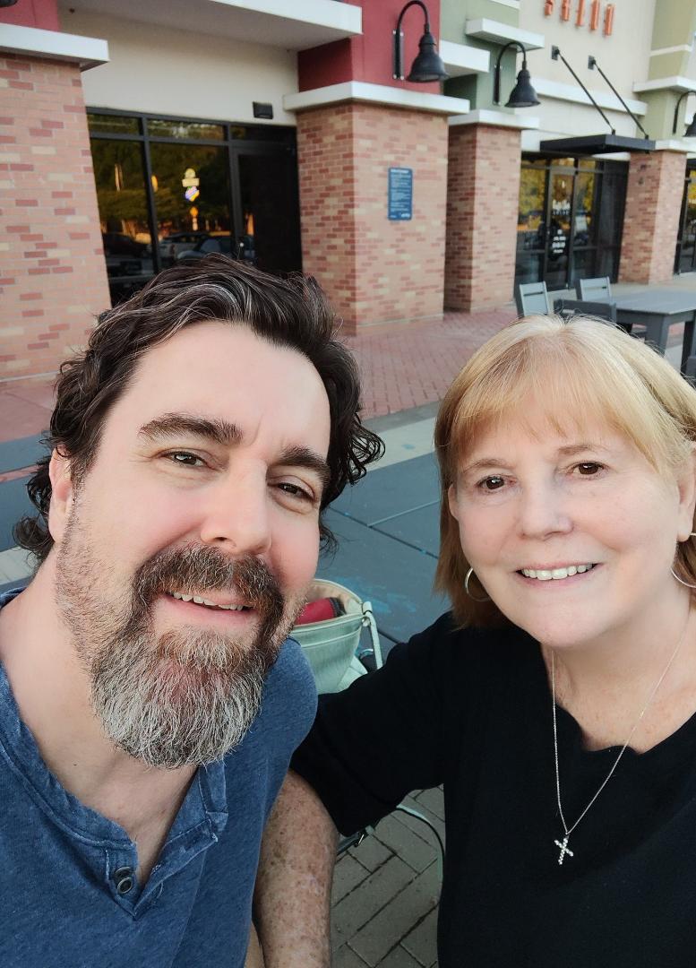 Spending yesterday with my son Chris 💗
