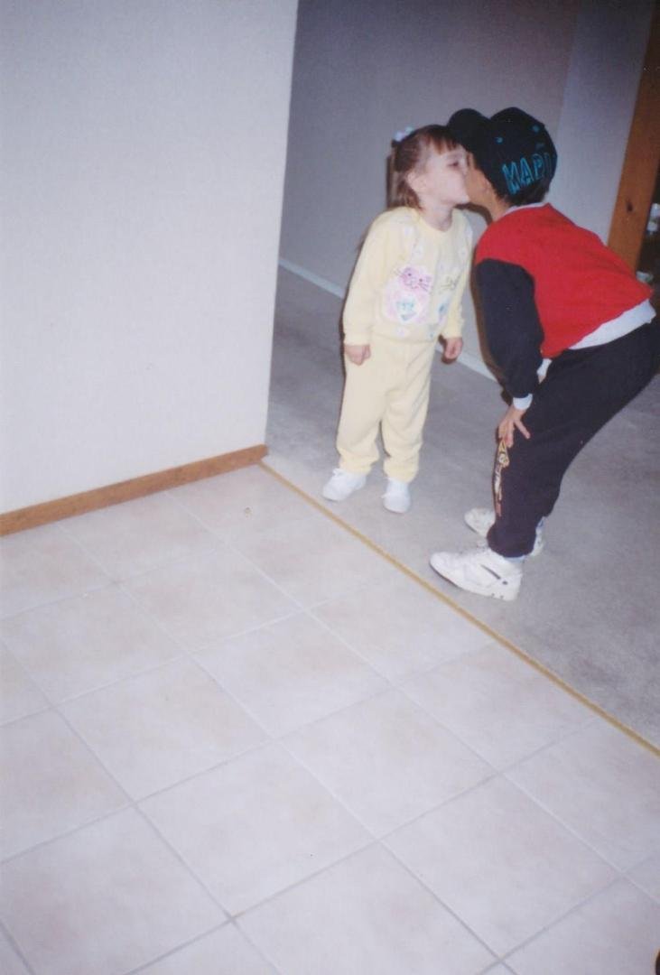Where does the time go, Lauren and her cousin Kyle.. so dang cute