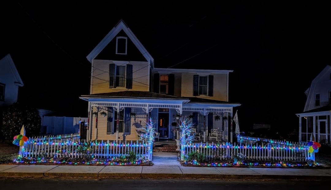 Easter lights?? Sure.