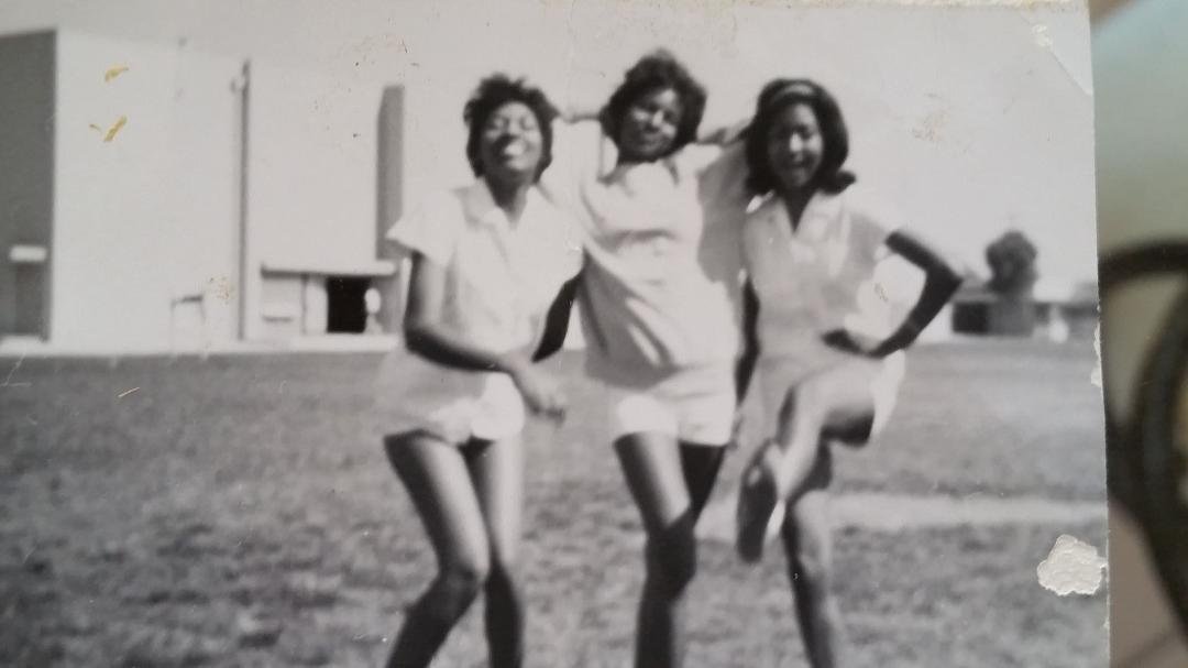 (l to r) Lilly Gilmore,Jozella Griffiths,Dolores Gray.Back in the day.
