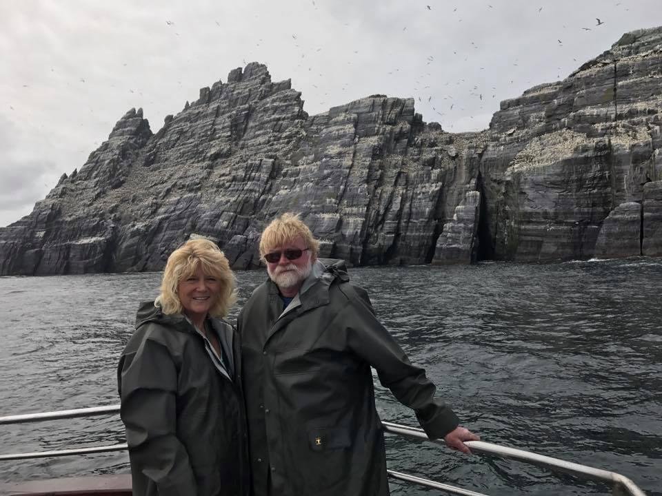 Enjoying Asian food here along the Ring of Kerry.
Did a boat to Michael Skellig (crazy rough!)
Awesome.....
I MEAN AWESOME scenery here.