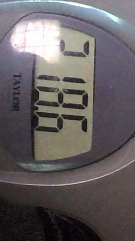 Down 16.4lbs.  ;))