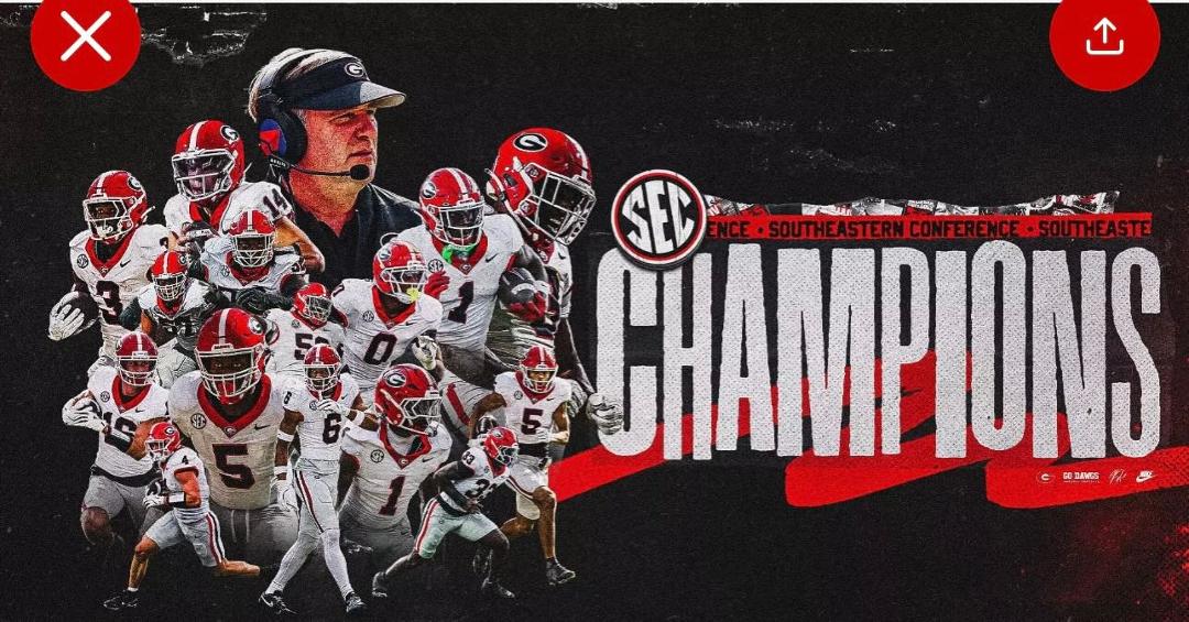 Congrats Georgia Bulldogs as the NEW SEC Champions. Georgia came to play and shut Bama down. #sec #champions #bulldawgs #ga #28-7 #
