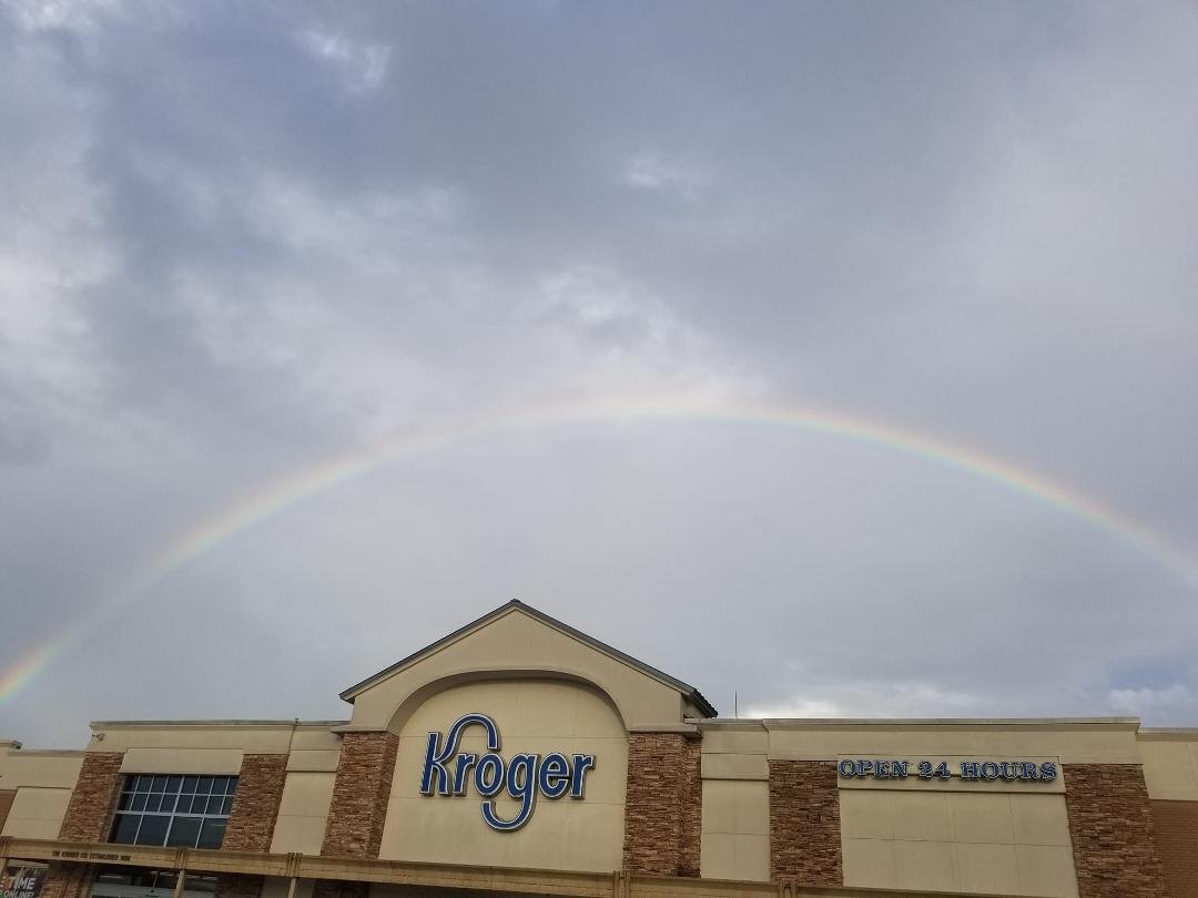 After an afternoon at Vanderbilt and a rainy ride home,one pit stop with a beautiful Rainbow.