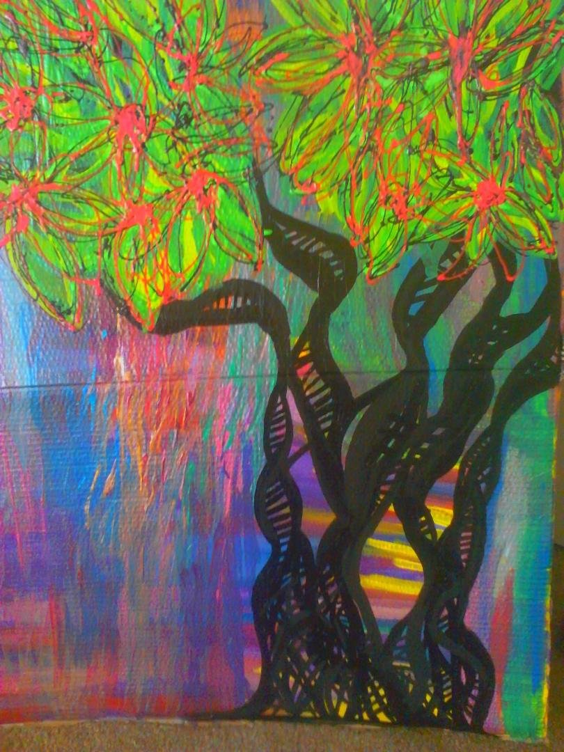 The painting i was working on..still am