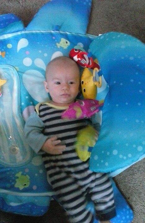 My cute great grandson Camden in California and I just added this picture in cause he's so cute!!