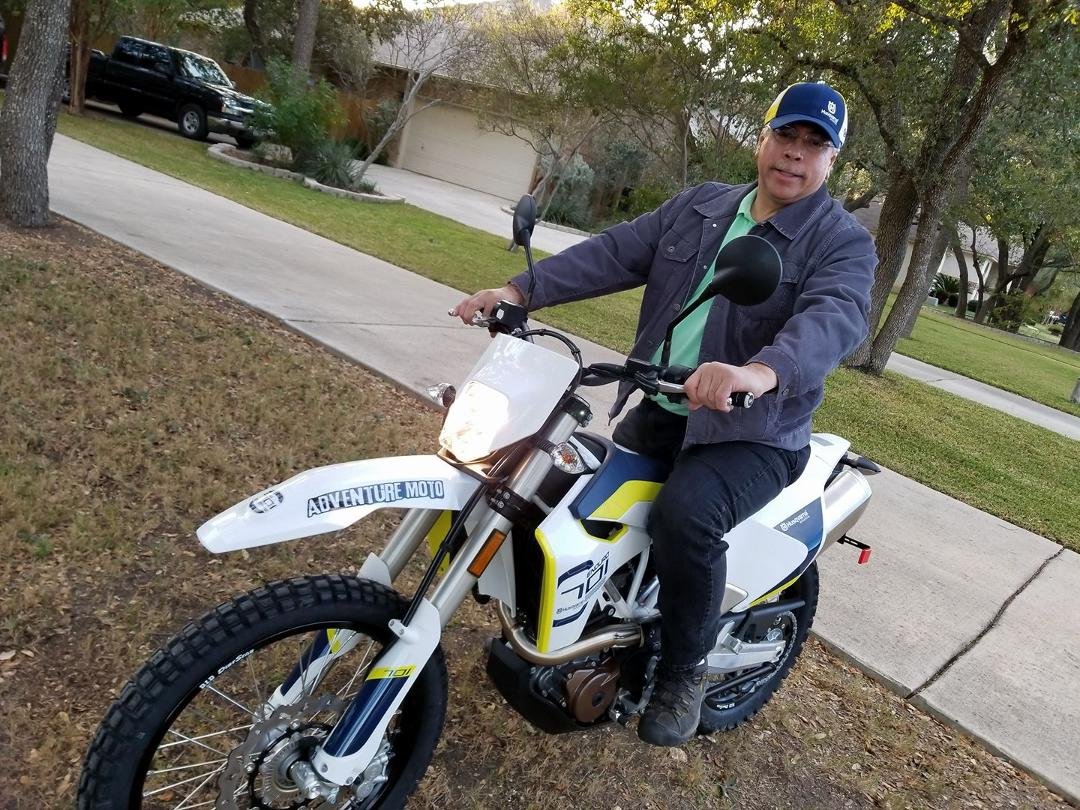 Oscar's birthday present. Happy 62nd birthday to my best friend and the love of my life.
