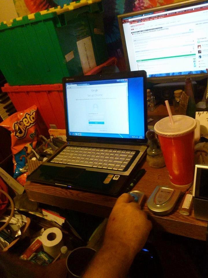 My birthday. Gift the labtop