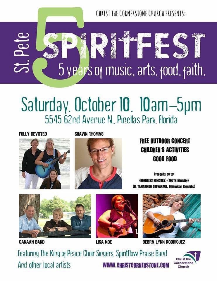 Deb and I are at SpiritFest...