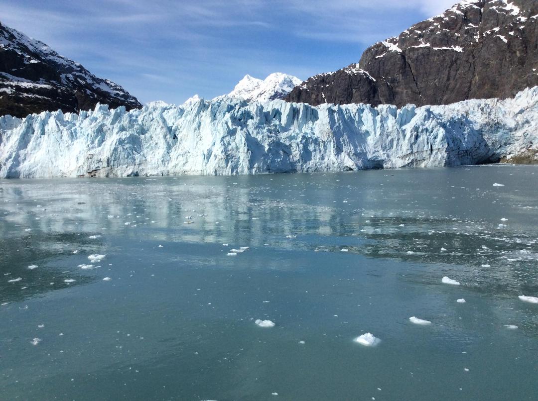 Ice glacier in Alaska. It was beautiful