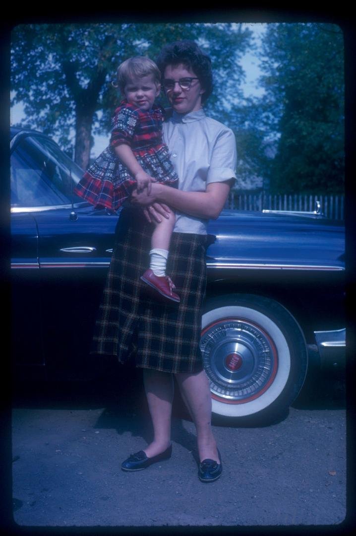 This one with 3 year old Betty.