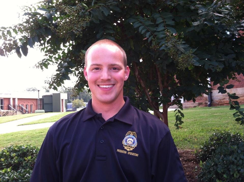 Congratulations to my grandson, Joshua Rice, on winning the Academic award and graduating first in his class from the Probation Officer Training Academy in Forsyth, Ga. today.