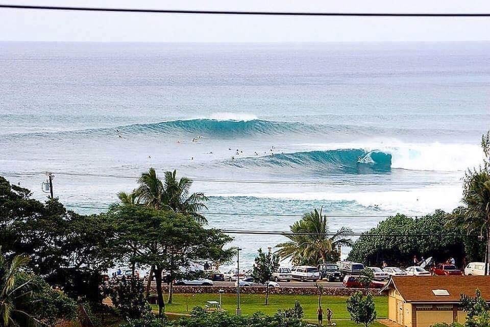 Kiki D. Yamashita said:
“Sunset Beach, Oahu. This was my backyard where I first started surfing big waves at the age of 12.. I was in the 7th grade. Remembering our playground lasts a lifetime! Good ol' days of our youth..”