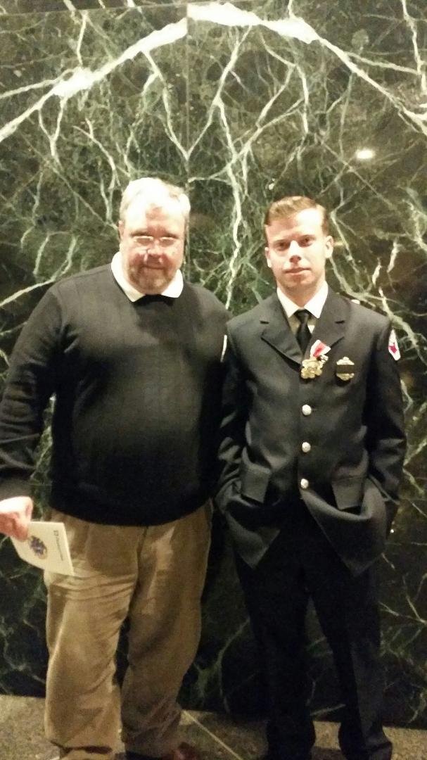 Tonight I had the privilege of hearing in detail about my sons work. Ryan was nominated and was honored for his heroism in a situation in Lakewood. He and his team rescued and saved the life of a woman in the last year. The