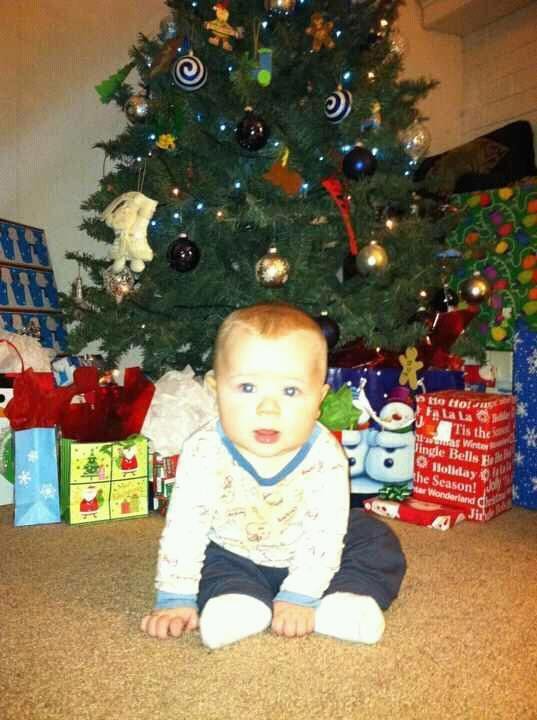 Grandmo's baby boy!