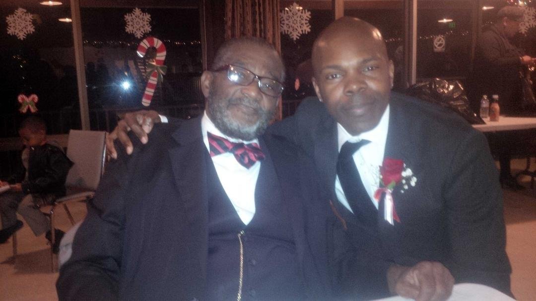 With Kevin Williams after so many years. Watched him grow up in church, leave to become a freshman at Morehouse, now home for his grandmother's homegoing as a Washington, D.C. Attorney. Proud of him another Fillmore success