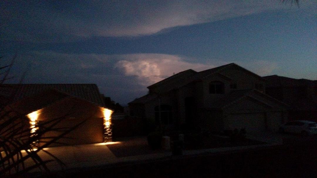 To the south. More action. Quite the lighting show tonight