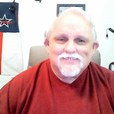 Just Me at the computer.