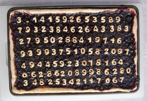 Happy pi day!!!, Pi are square (four sided)