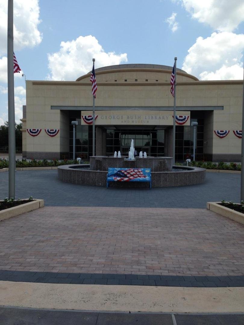 Today at George Bush Library on the Texas A&M campus
