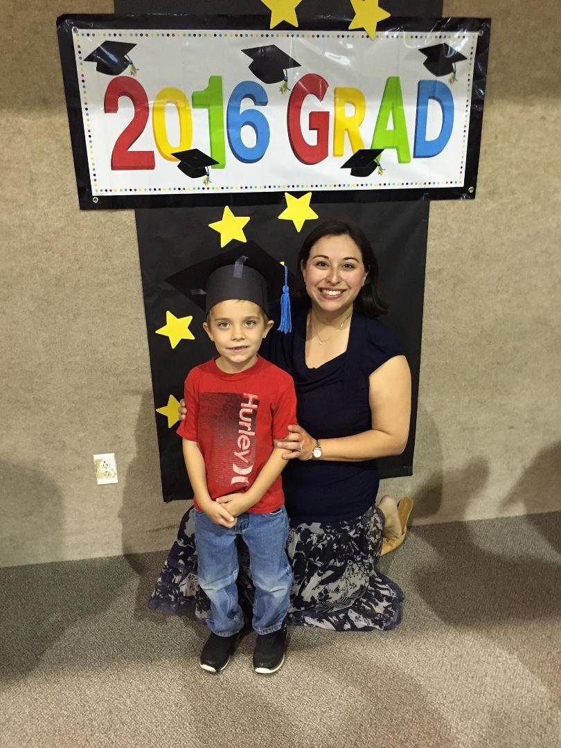 Oldest grandson graduated Kindergarten today.
